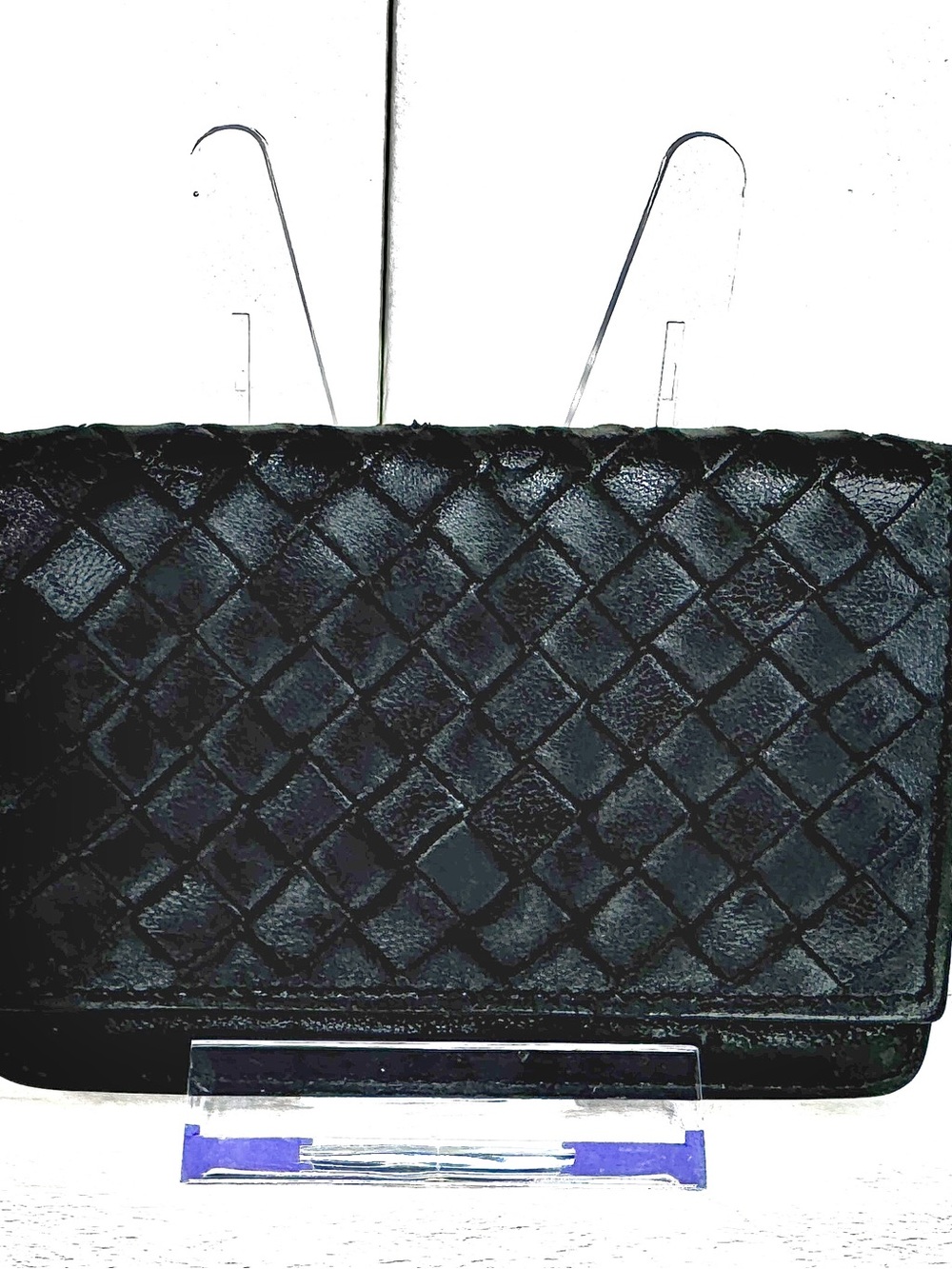 Bottega Veneta Intrecciato Black Leather Card Case Wallet